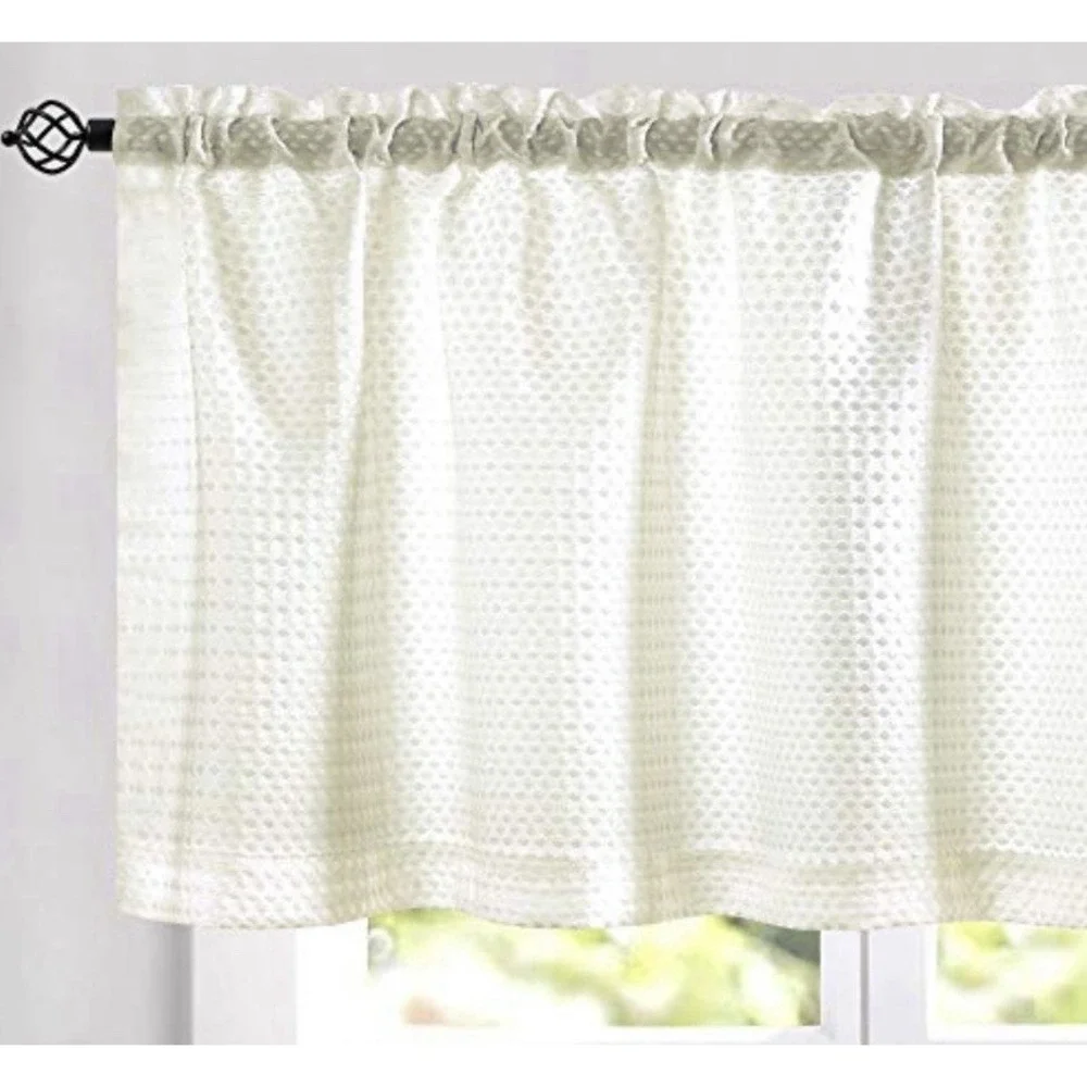 Ivory Tier Cafe Curtains 24